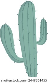 cactus green plant desert illustration minimal cute