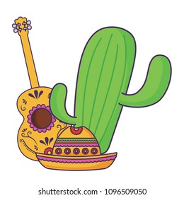 cactus and guitar design