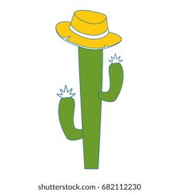 cactus with hat icon