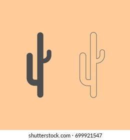Cactus icon . 