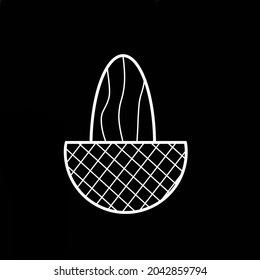 cactus icon with black and white theme