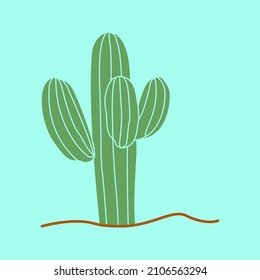 cactus icon. cacti sign, aloe and leaves. vector illustration