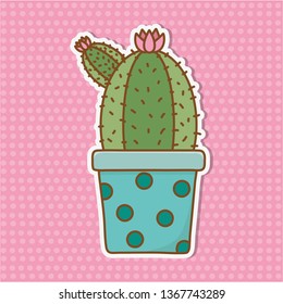 cactus icon cartoon