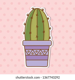 cactus icon cartoon