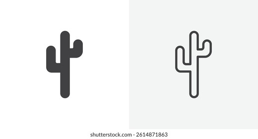 Cactus icon collection for website designs
