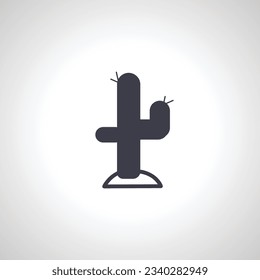 cactus icon. desert cactus icon.