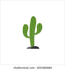 Cactus icon design illustration template