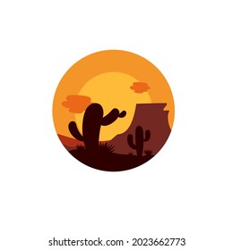 Cactus Icon design template vector illustration
