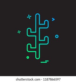 Cactus icon design vector