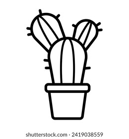 Cactus icon design vector on trendy design