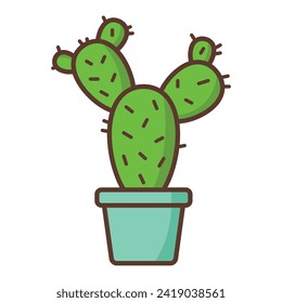 Cactus icon design vector on trendy design