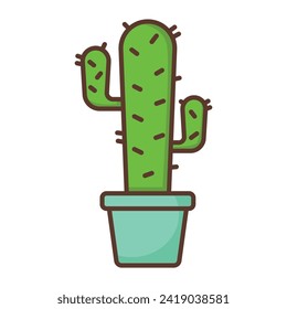 Vector de diseño de iconos de Cactus en diseño de moda