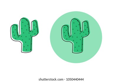 Cactus Icon Green