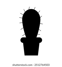 Ícone de cacto ilustrado no plano de fundo