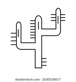cactus icon illustration element design