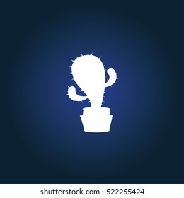 Cactus icon illustration isolated vector sign symbol