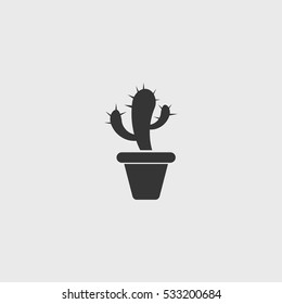 Cactus Icon illustration isolated vector sign symbol