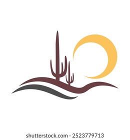 Cactus icon image design illustration