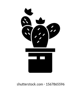 cactus icon isolated sign symbol vector illustration - high quality black style vector icons
