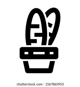 cactus icon isolated sign symbol vector illustration - high quality black style vector icons
