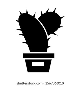 cactus icon isolated sign symbol vector illustration - high quality black style vector icons
