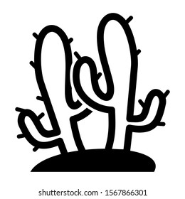cactus icon isolated sign symbol vector illustration - high quality black style vector icons
