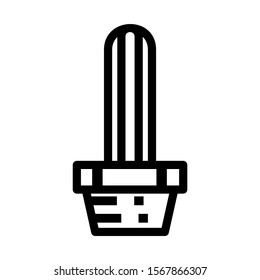 cactus icon isolated sign symbol vector illustration - high quality black style vector icons
