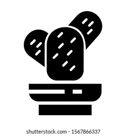cactus icon isolated sign symbol vector illustration - high quality black style vector icons
