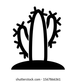 cactus icon isolated sign symbol vector illustration - high quality black style vector icons
