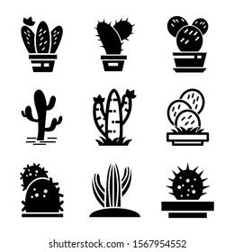 cactus icon isolated sign symbol vector illustration - Collection of high quality black style vector icons
