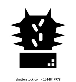 cactus icon isolated sign symbol vector illustration - high quality black style vector icons
