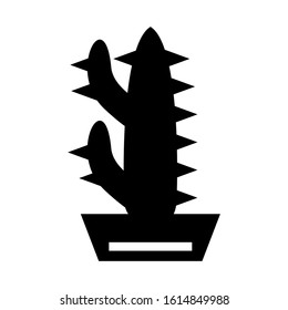 cactus icon isolated sign symbol vector illustration - high quality black style vector icons
