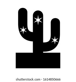 cactus icon isolated sign symbol vector illustration - high quality black style vector icons
