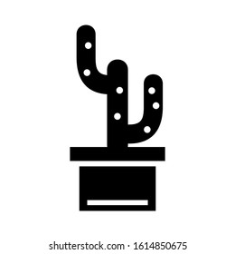 cactus icon isolated sign symbol vector illustration - high quality black style vector icons
