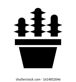 cactus icon isolated sign symbol vector illustration - high quality black style vector icons
