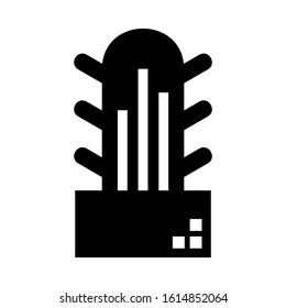 cactus icon isolated sign symbol vector illustration - high quality black style vector icons
