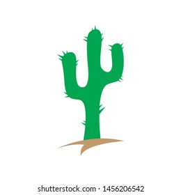 cactus icon logo vector design template
