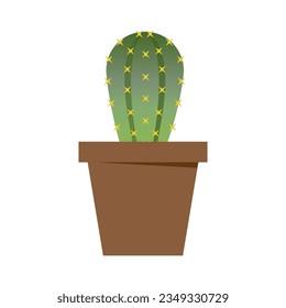 Cactus icon logo vector design template