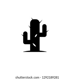 cactus icon logo vector temlate