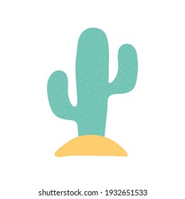 cactus icon on a white background vector illustration design