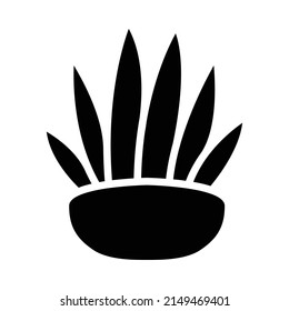 Cactus icon, plant icon vector illustration