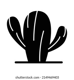 Cactus icon, plant icon vector illustration