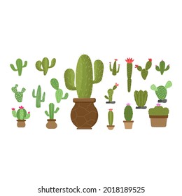 Designvorlage für das Cactus-Symbol, Vektor einzeln