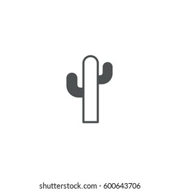 cactus icon. sign design