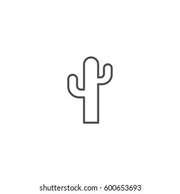cactus icon. sign design