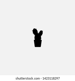cactus icon sign signifier vector