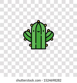 cactus icon sign and symbol. cactus color icon for website design and mobile app development. Simple Element from nature collection for mobile concept and web apps icon.