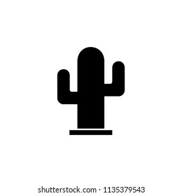 Cactus icon. Simple flat cactus vector icon.