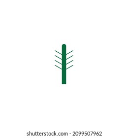 Cactus icon. Simple style botanical museum ticket poster background symbol. logo design element. t-shirt printing. Vector for sticker.
