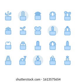 Cactus icon and symbol set